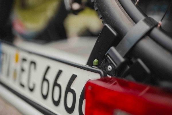 Fahrradträger klappbar für 3 Räder auf Anhängekupplung