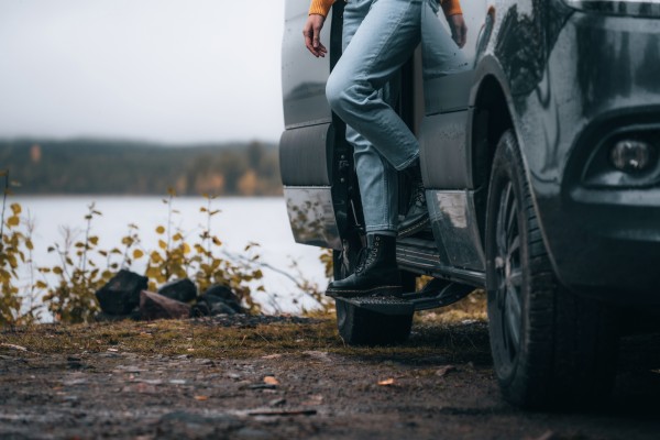 Offroad-Trittstufe für Schiebetür VW Camper Vans mit Frontantrieb