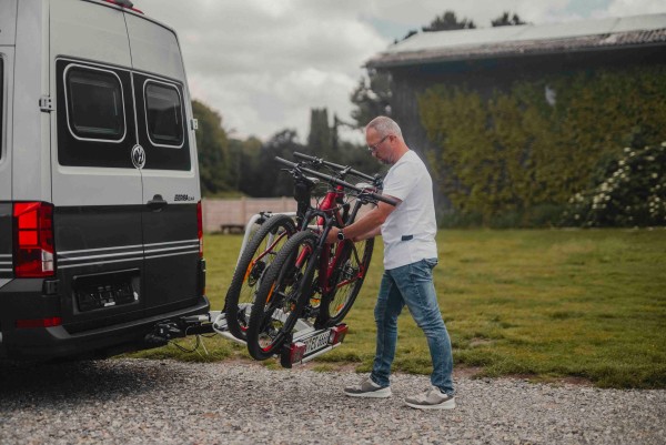 Fahrradträger klappbar für 3 Räder auf Anhängekupplung